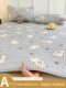 Summer latex mat three-piece set sheet ice silk mattress machine wash student dormitory single soft mattress household