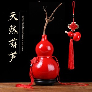 Natural Bottle Gourd Pendant Red Gourd Real Gourd Open Toilet for Bedroom Door to Door Stairs Window Living Room Beam