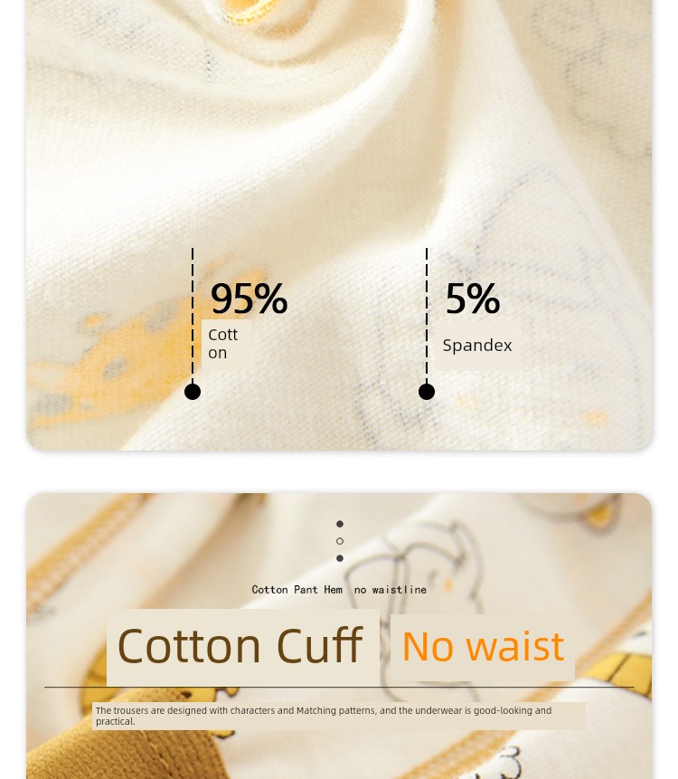 Children's Underwear Boys' Cotton Baby Boys' and Kids' Boxer Shorts Pure Cotton Summer Thin Boxer Underpants — 6