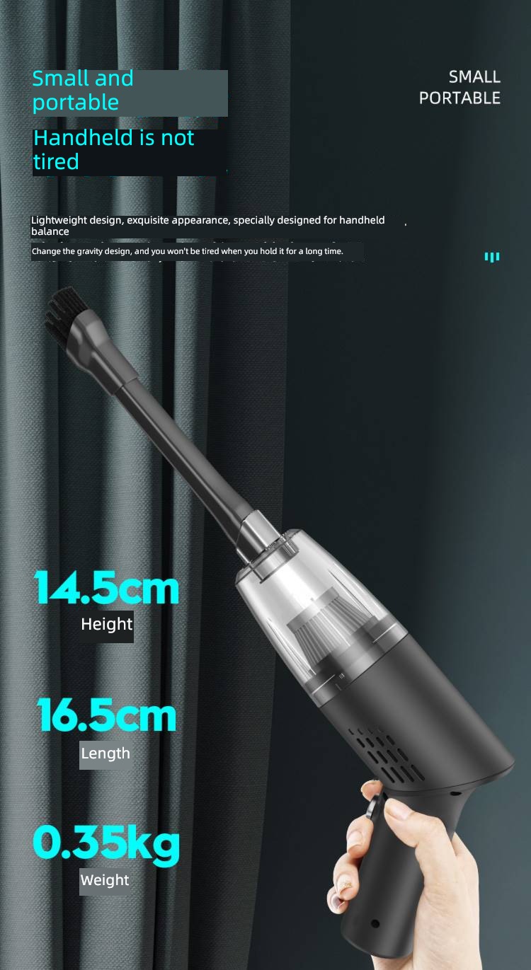 portable Super strong Mini small-scale vehicle Vacuum cleaner