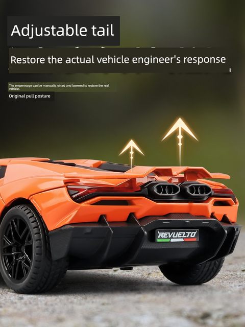 1 24 Lamborghini simulated alloy car model children's toy car model poison big cow sports car boy gift