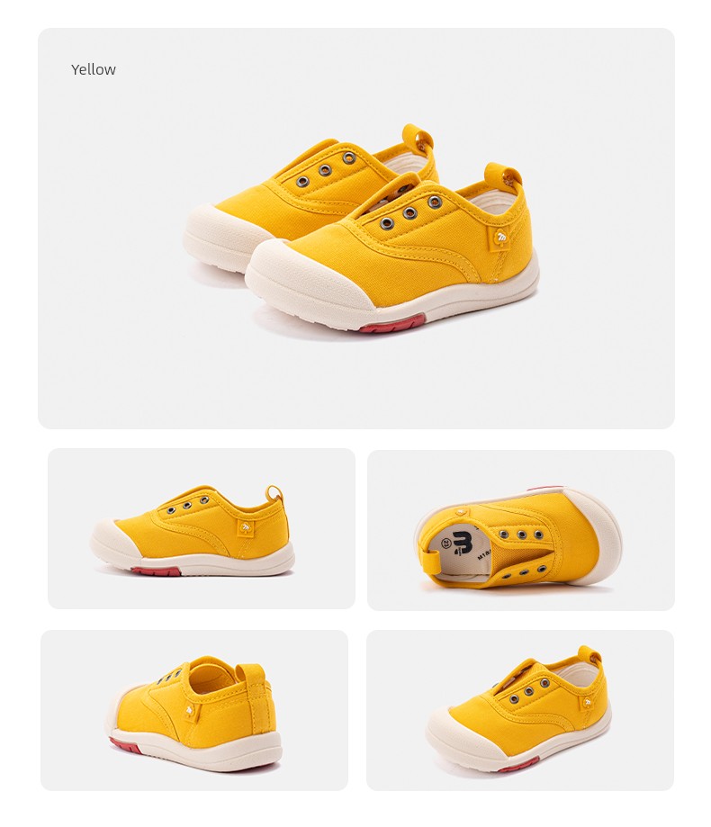 M1M2 Kidsren's Canvas Shoes 2026 Autum New Versatile Casual School Shoes for Boys and Girls Lightweight Non-Slip Indoor Shoes — 17