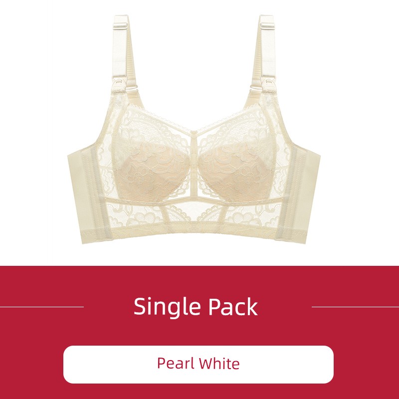 Plus-Size Nursing Bra, Ultra-Thin Full-Cup, Minimizer Maternity Bra, Anti-Sagging for Large Breasts, Postpartum Breastfeeding Bra — 6