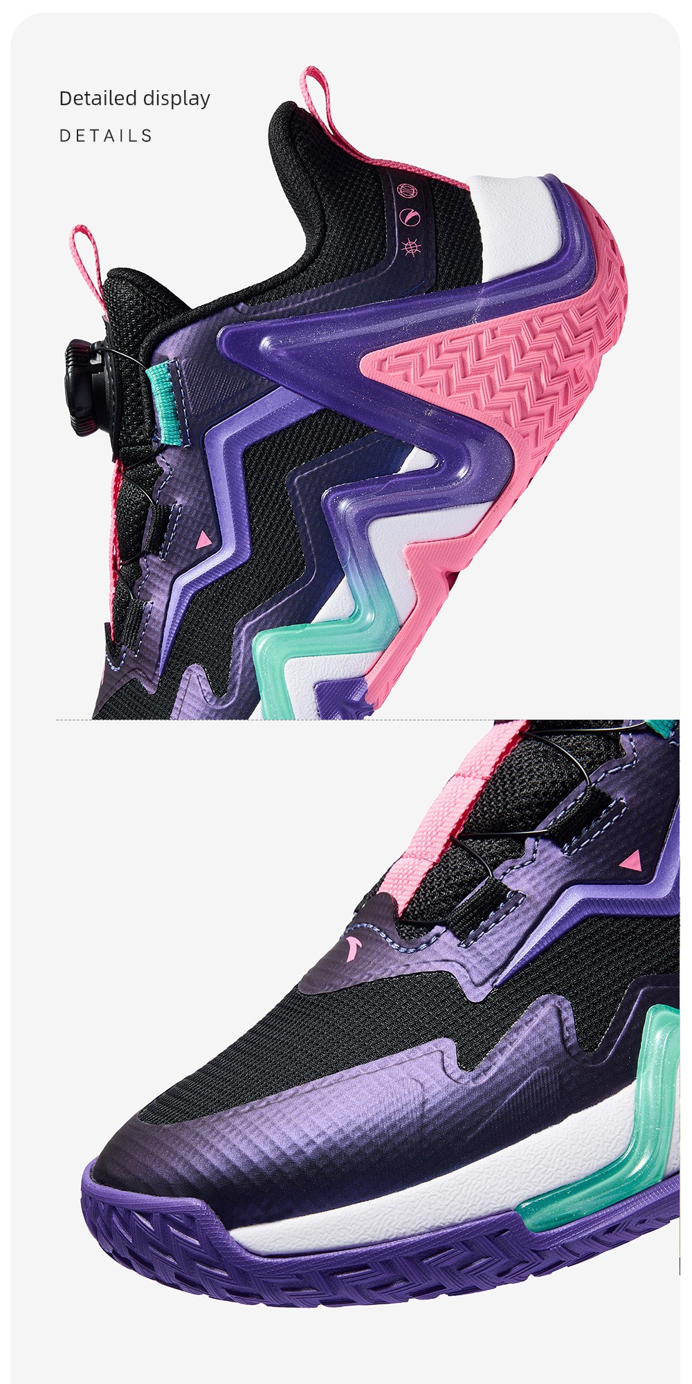 Anta Kids Reverse Scale | Basketball Shoes for Boys, New Professional Youth Model, Official Flagship Store Genuine Sports Shoes — 49