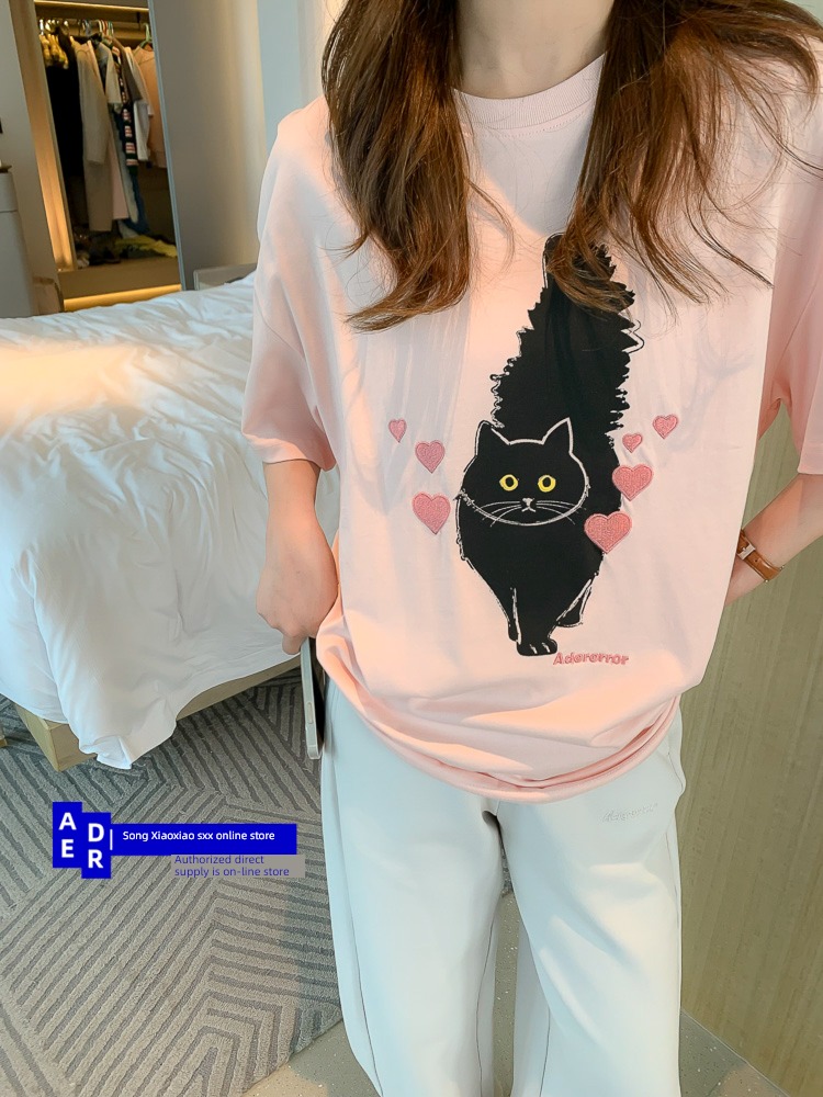 ader   error ma'am easy Korean version Minority Short sleeve
