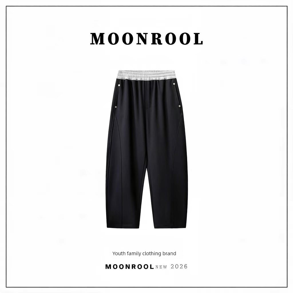 Boys' Athletic Pants 2026 Autumn Sports Sweatpants Youth Versatile Loose Long Pants Parent-Child Matching Pants