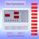 Genuine 220V high power 8KW high-precision digital display intelligent thermostat switch breeding fan industrial instrument