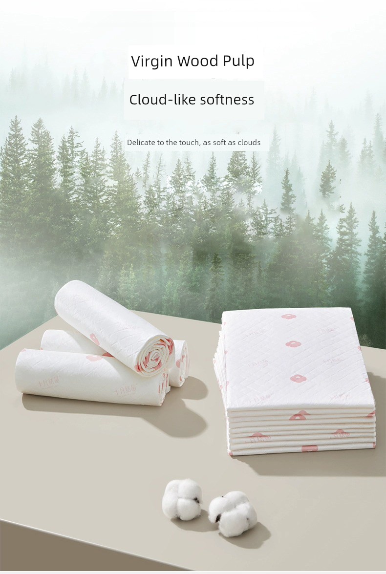 October Crystal Maternity Special Sanitary Paper for Postpartum Use, Maternity Room Disposable Pads, Postpartum Sanitary Napkins, Soft Paper — 18
