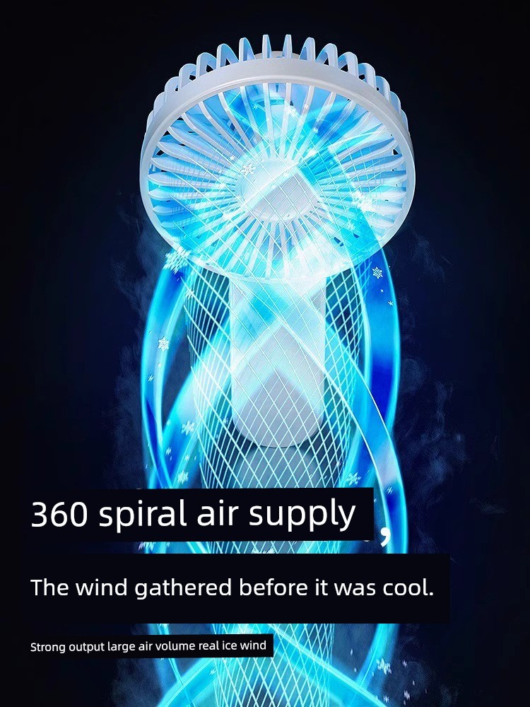 超長續航迷你手持風扇  可充電大風力  桌面宿舍辦公室降溫神器  QGOOQ果 (7.1折)