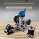 Electric edge trimming machine slotting machine woodworking tool multi-function gong machine engraving complete wood milling base