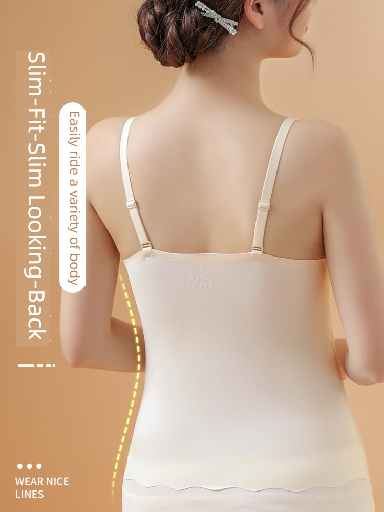 MiiOW  Inner lap Vest Lay a foundation Wear out jacket camisole