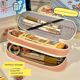 Cute double-layer pencil bag large capacity cartoon stationery storage pencil case elementary school boy and girl high-value stationery box