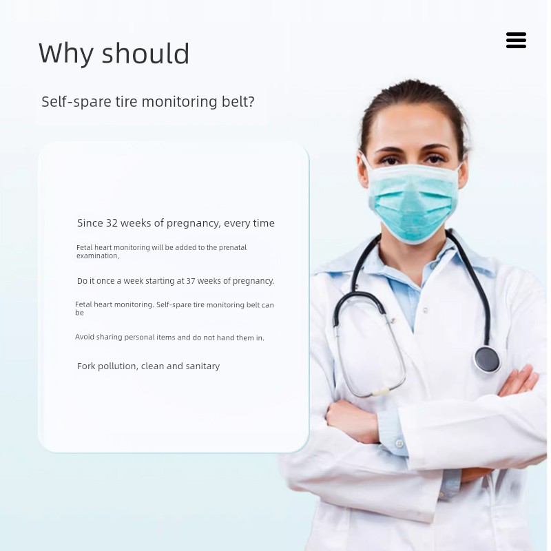 Fetal Heart Monitoring Belt for Pregnant Women Special Prenatal Examination Monitor Bandage Abdominal Belt General-Purpose Type Fetal Monitoring Belt 2 — 3