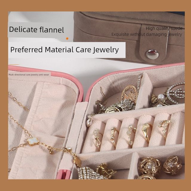 VI-ARICK Jewelry Storage Box Necklace Earrings Earrings Earrings 2022 Light Luxury Exquisite Jewelry Box