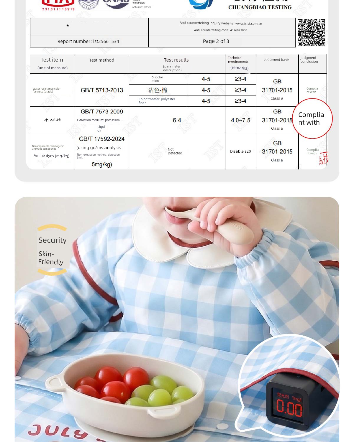 Julymoly All-In-One Dining Chair Cover Baby Feeding Bib Infant Food Bib Waterproof Children's Apron — 5