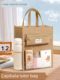 Kapibala Tutorial Bag Handbag Carrying Book Bag Special Oxford Cloth File Bag Homework Storage Tutorial Bag Information Canvas Bag Test Paper Study Bag Junior High School Boys Girls Children