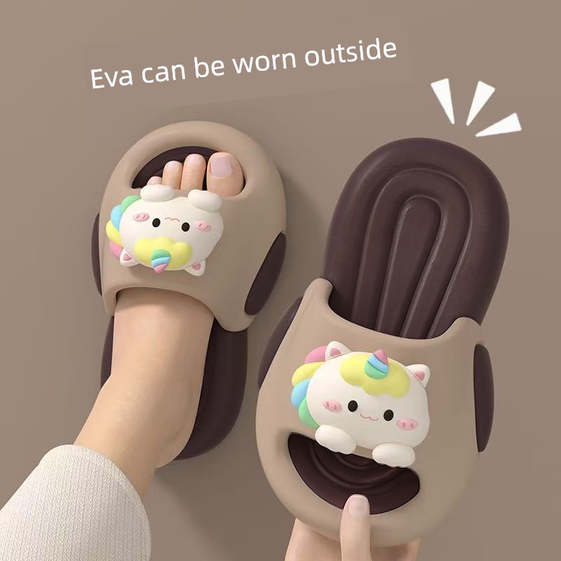 Children's Slippers for Girls 2026 New Summer Outdoor Non-Slip Soft-Soled Bath Indoor Home Boys' Slippers — 9