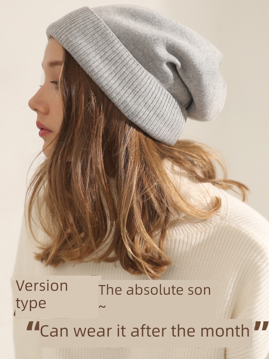 level of appearance to bear female knitting Parturient Autumn and winter Hat