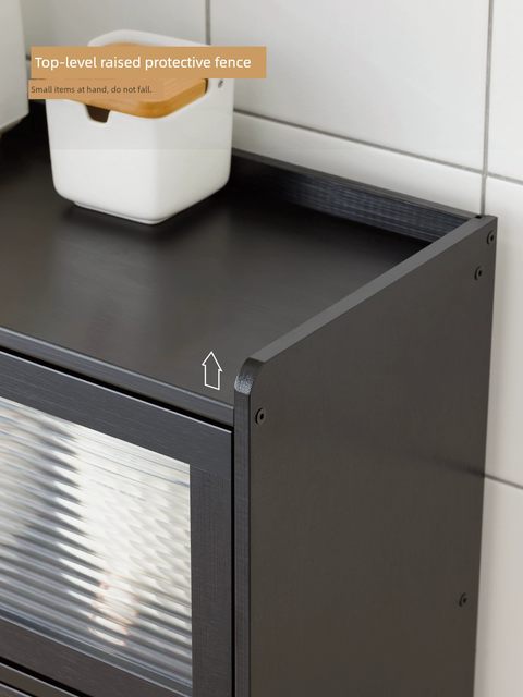 Kitchen small cupboard storage rack bowl and plate storage rack box multi-function bowl rack seasoning rack countertop storage cabinet cabinet