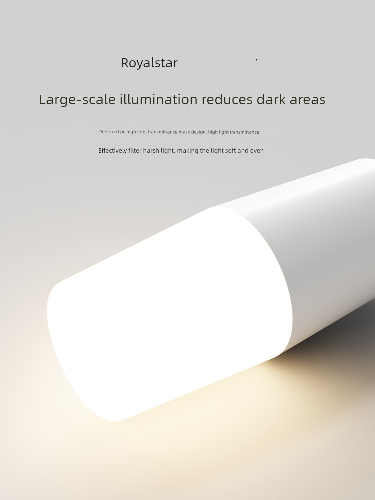 Royalstar Lighting Led Bulb Super Bright Energy-Saving Cylindrical E27 Screw-Mount Full-Spectrum High Color Rendering Eye-Protection Lamp