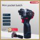 Brushless pocket batch electric screwdriver torque driver charging short shaft torque batch lithium battery short battery