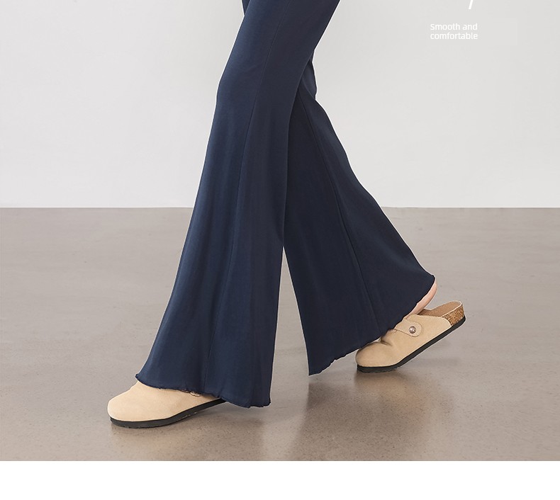 Maternity Pants for Outdoor Wear 2026 New Spring and Autumn Flared Pants with Belly Support Yoga Pants Plus Size Slightly Flared Long Pants for Autumn — 35