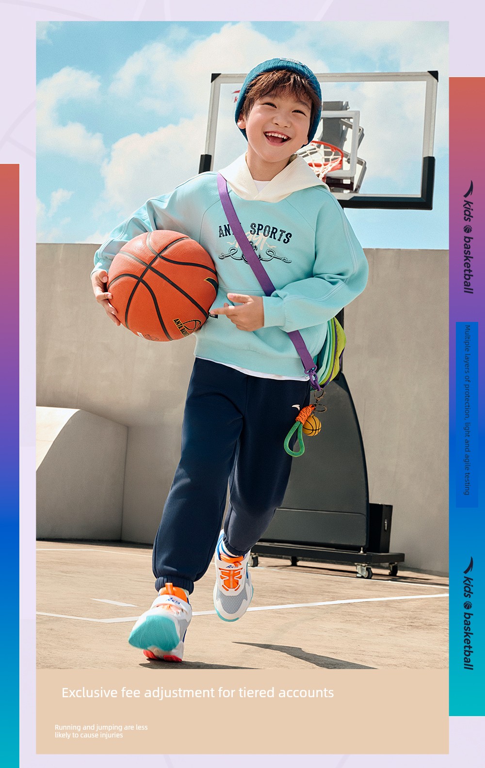 Anta Kids Trial Edition | Boys' Basketball Shoes 2026 Autumn New Lightweight Professional Children's Sports Shoes — 6
