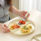 HOUYA fat-reducing meal plate with separate weight loss special quantitative meal plate with high-end sense of household plate children's tableware