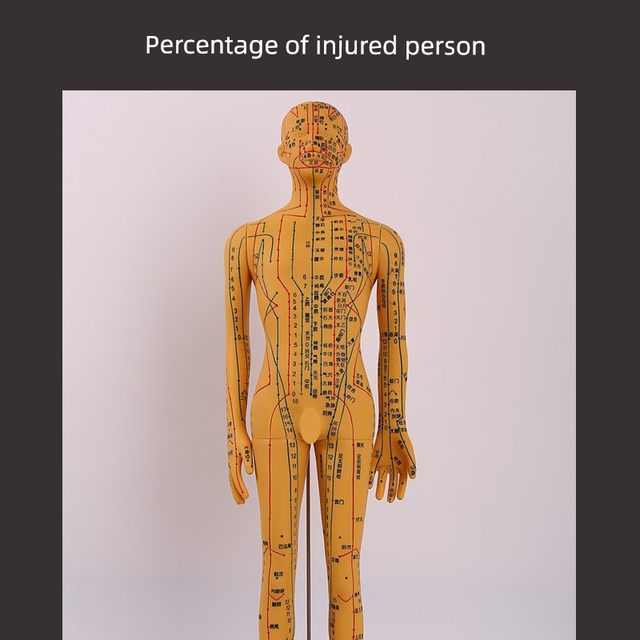 Super clear meridians and men's body model Human body meridian model Traditional Chinese medicine bronze acupuncture acupoint model