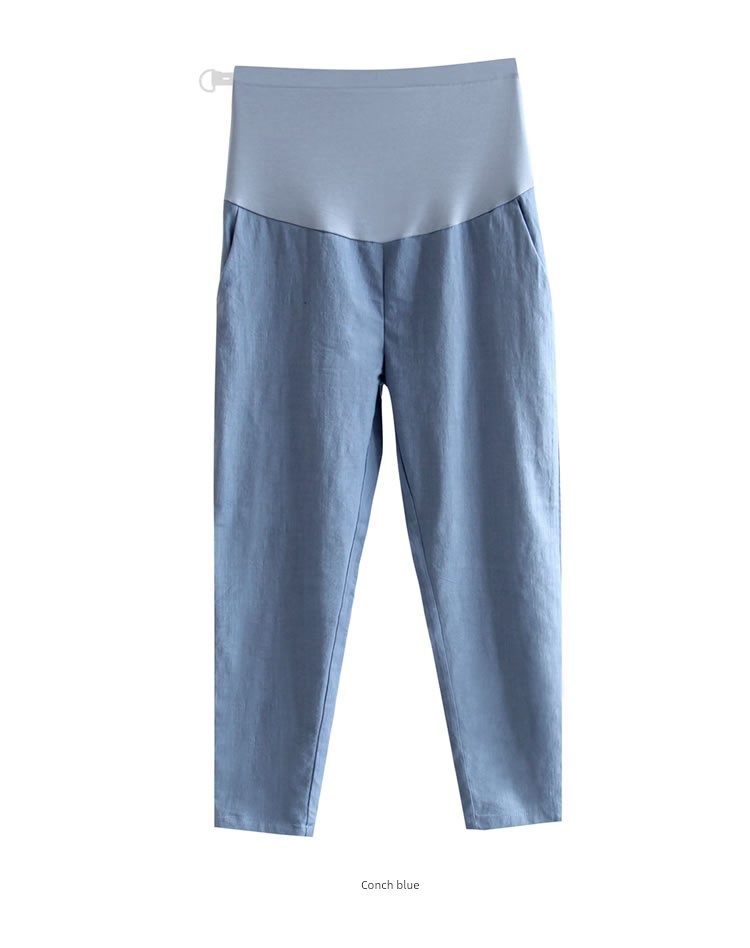 Outwear Summer Thin Casual Cotton and Linen Autumn Maternity Pants — 30