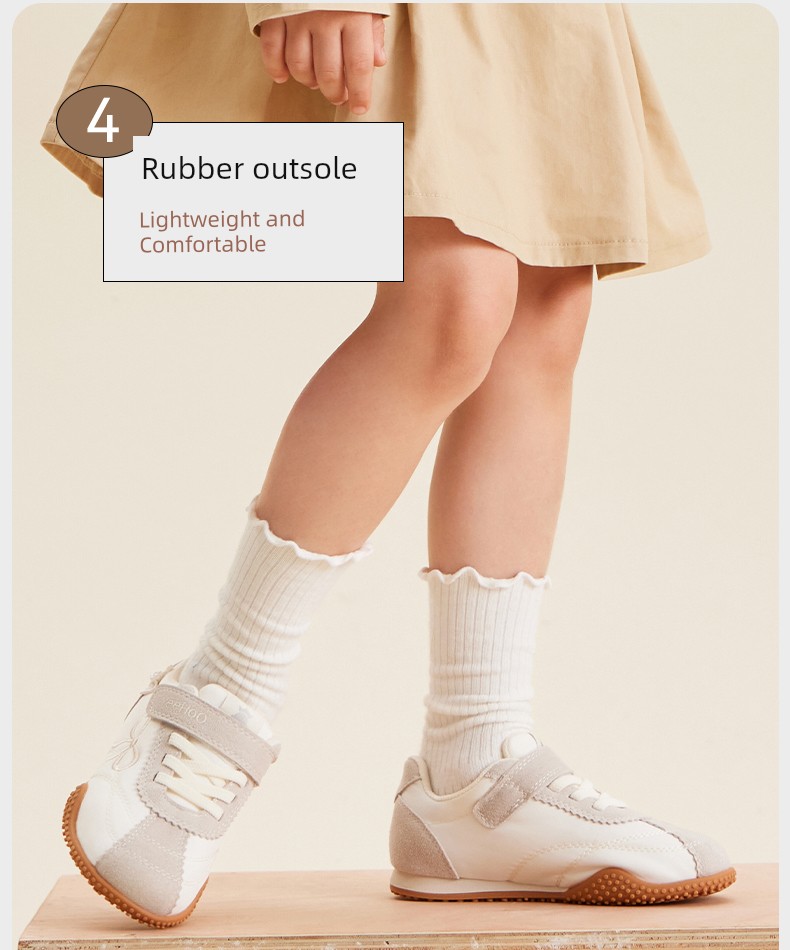 Yeehoo Children's Shoes Girls' Sneakers Autumn New Model Kids' German Training Shoes Kindergarten Red Casual Shoes Baby Shoes — 16