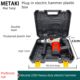 220V plug-in electric hammer plastic box power tool box with wire light and heavy impact drill storage box thickened universal plastic box