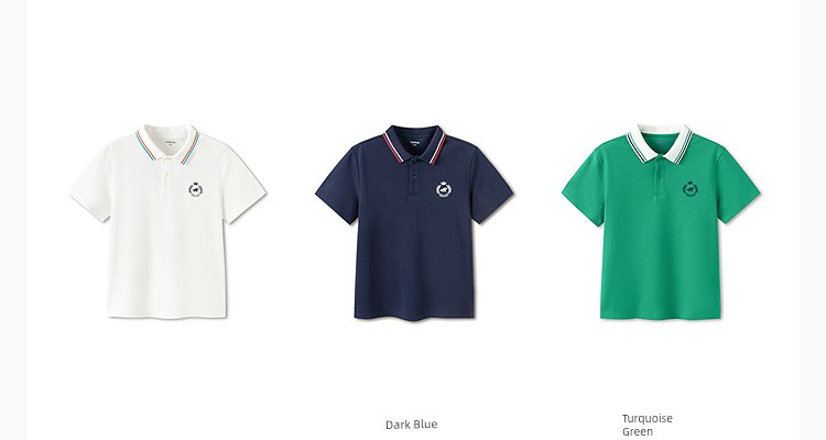 Balabala Short-Sleeved Polo Shirt 2024 New Arrival Children's Clothing — 27