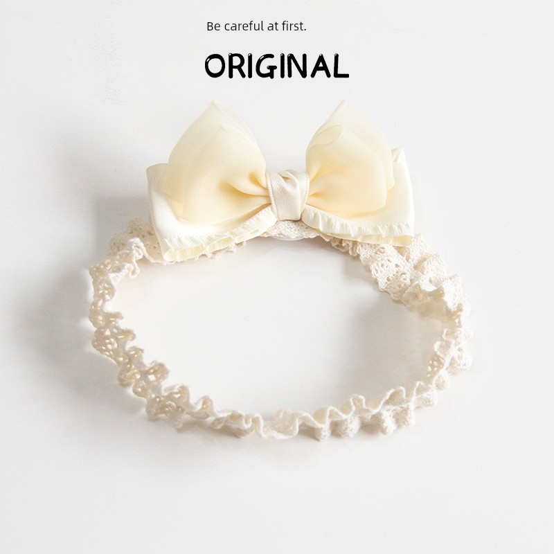Baby Girl Princess Hair Band Infant Full Moon Bows — 14