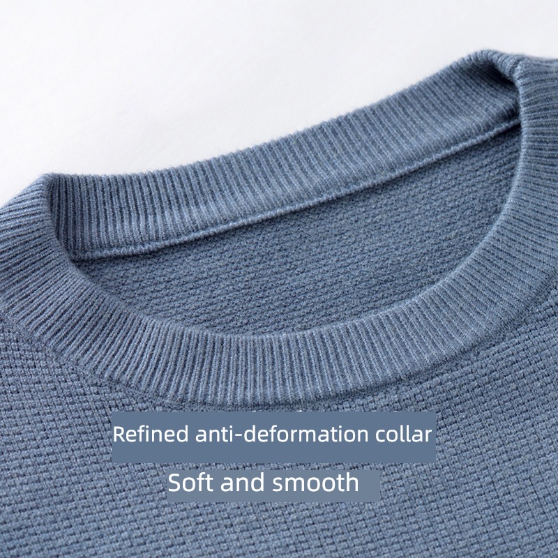 Romon Sweater Plush thickening keep warm Round neck sweater