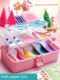 Paper derivation material package set for beginners paper derivation handmade DIY tools paper derivation strip glue student paper art electric pen tweezers children color line drawing storage box paper derivation comb rolling device