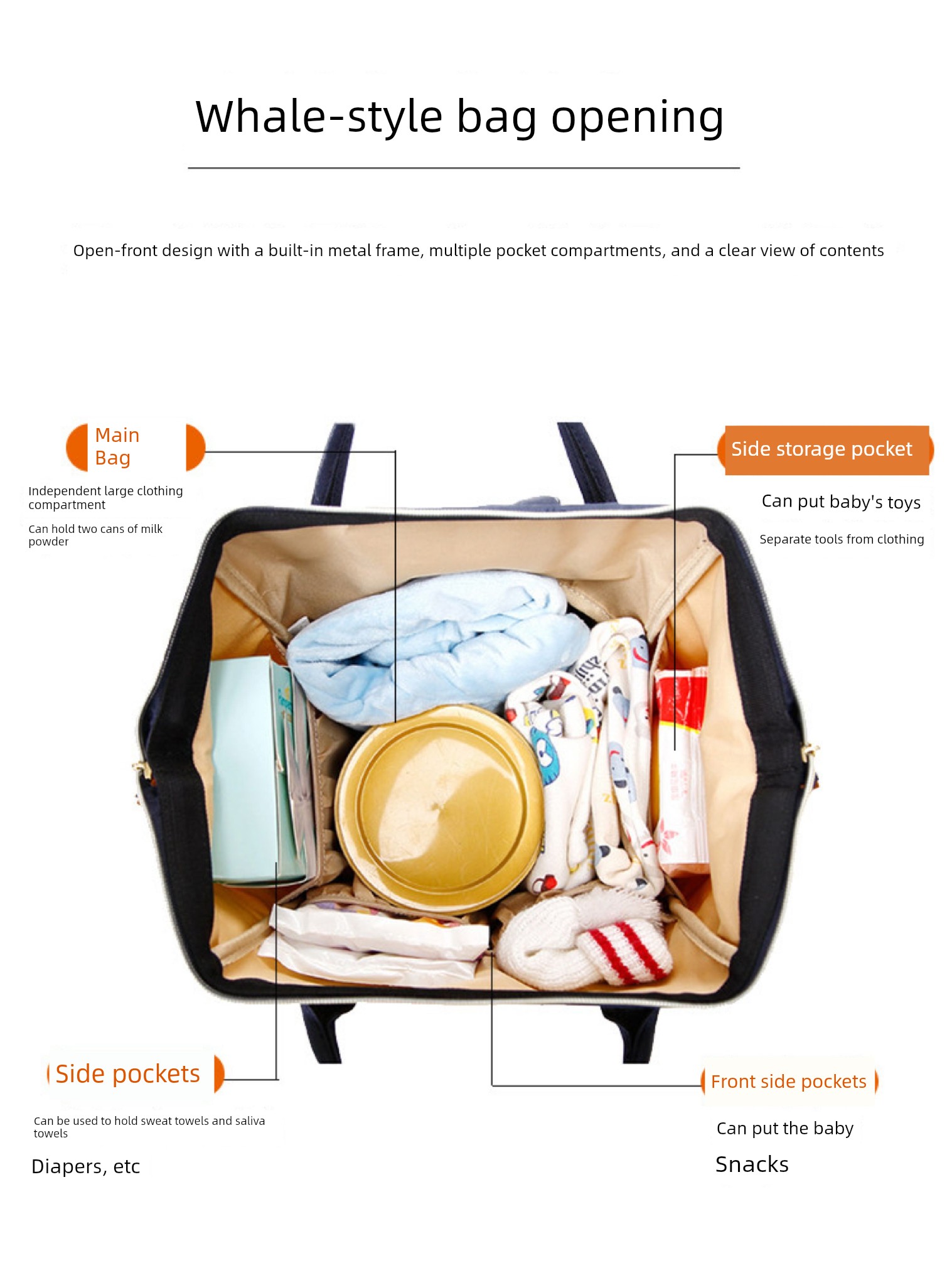 Japanese Letian Backpack Baby Handbags for Moms — 6