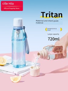 Xile Water Cup Large Capacity Men's and Women's Summer Kids Student School Dedicated Tritan Plastic Straw Cup Water Kett