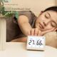 Deli Electronic Temperature and Hygrometer Wall-mounted Indoor Thermometer Home Digital Display High Accuracy Precision Baby Room Humidity Meter