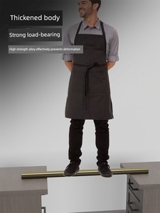 Sofia Wardrobe Hanging Rod Crossbar Cabinet Flange Base Hanging Rod Wardrobe Clothes Rail Fixed Accessories