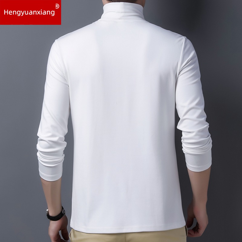 hyz  man High collar thickening Sweater Long sleeve T-shirt