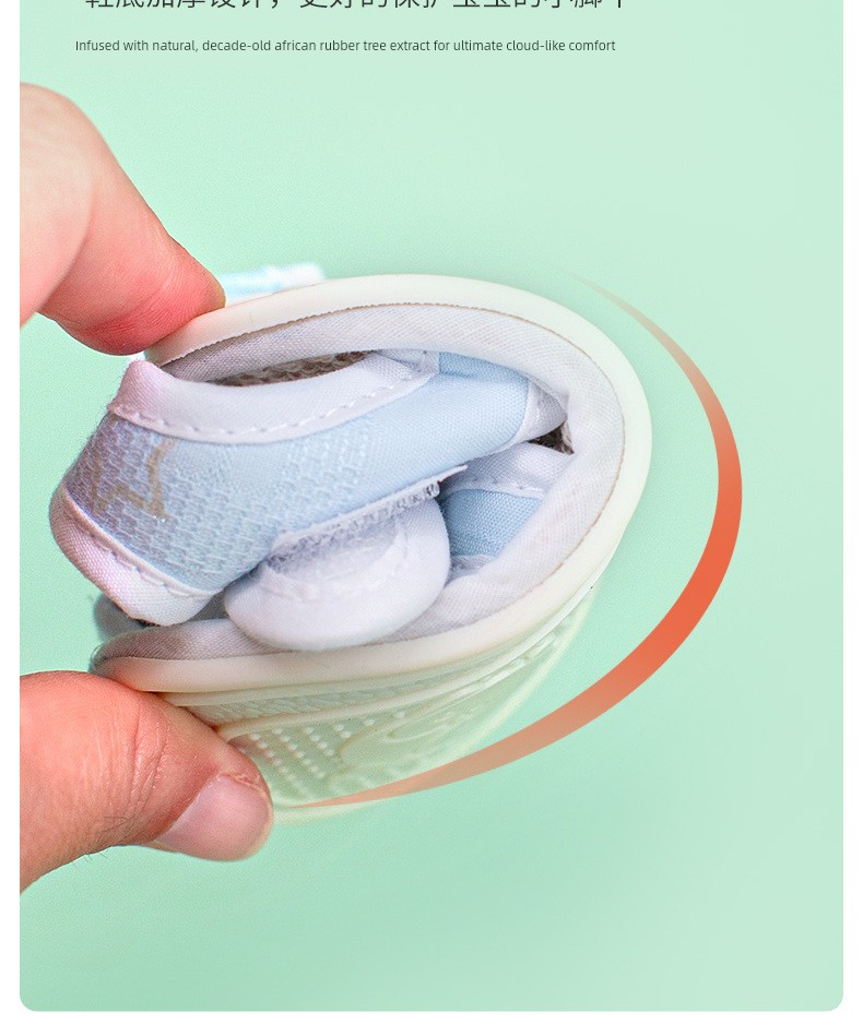 Summer 0-1 Years Old Breathable Non-Slip No Heel Slippage Baby Shoes — 9