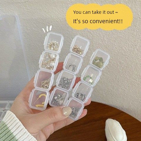 56 grid anti-oxidation jewelry box earring earrings hand jewelry box necklace ring storage bag artifact