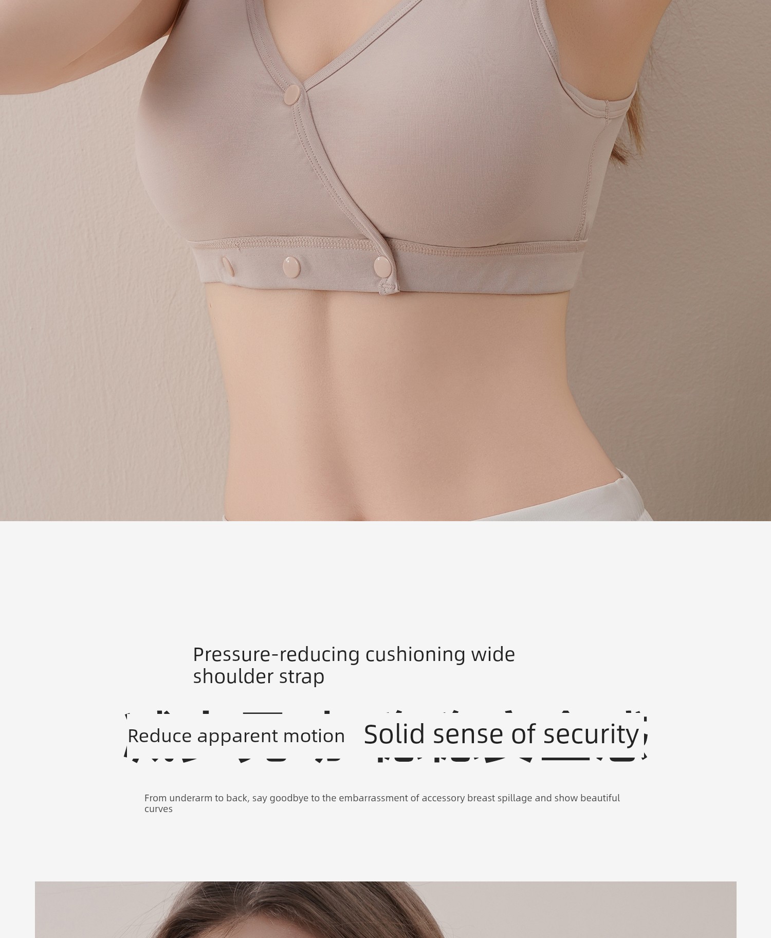 [C-G Large Size Large Bust] Nursing Bra with Large Cups to Prevent Sagging, Specially Designed for Postpartum Breastfeeding, Thin Summer Style Bra — 28