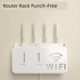 Wireless wifi TV set-top box router rack without punching storage box wall-mounted decorative cover box