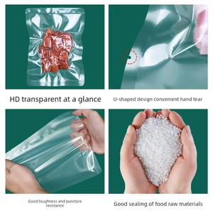 Heating Sterilization Boiled Sealed Transparent Vacuum Bag