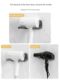 Hairdryer storage rack without punching bathroom storage winding hair dryer hair dryer support bathroom rack