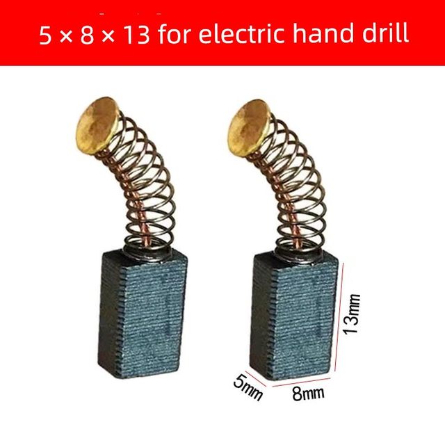 50号碳刷手电钻角磨机5×8×13mm巨耐磨51号碳刷进口碳料石墨通用