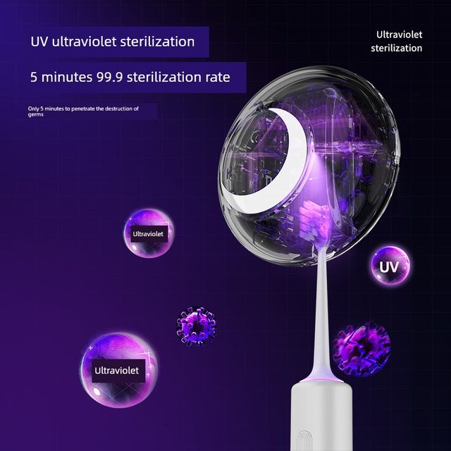 Toothbrush disinfector intelligent sterilization uv ultraviolet wireless charging portable toothbrush storage box storage rack without hole punching