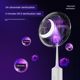 Toothbrush disinfector intelligent sterilization uv ultraviolet wireless charging portable toothbrush storage box storage rack without hole punching